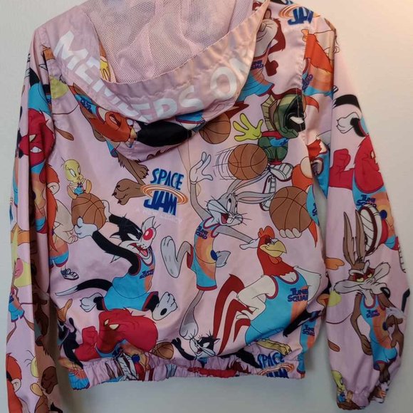 Members Only Windbreaker Jacket Space Jams youth size 14/16 - Picture 5 of 8